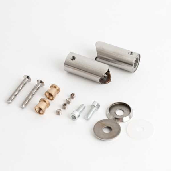 Bara spatiala maner inox 1,2m, 32 mm gros, asezare dreapta