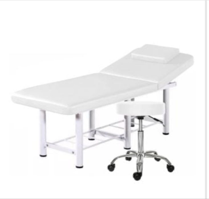 Pat alb + scaun salon