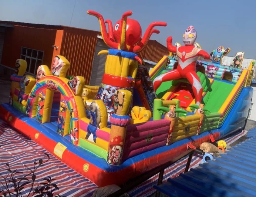 Батут надувной продам карусел бассейн аттракцион