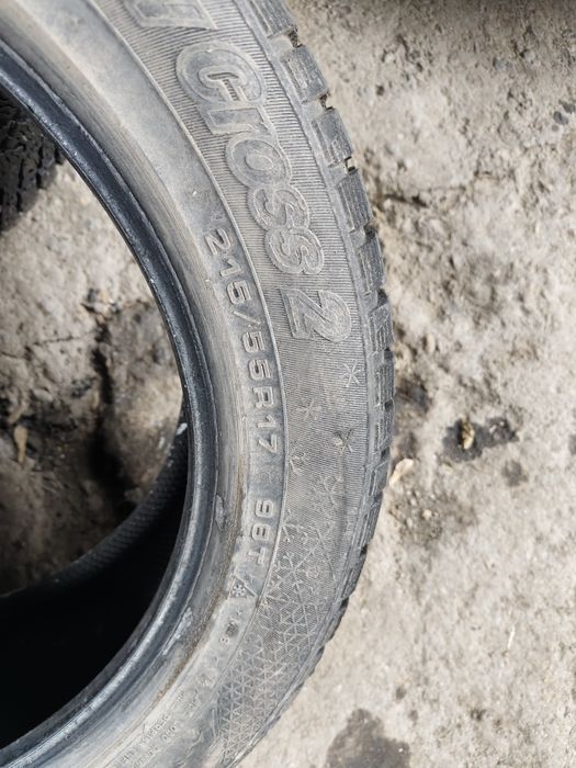 Резина зима  215,55,17