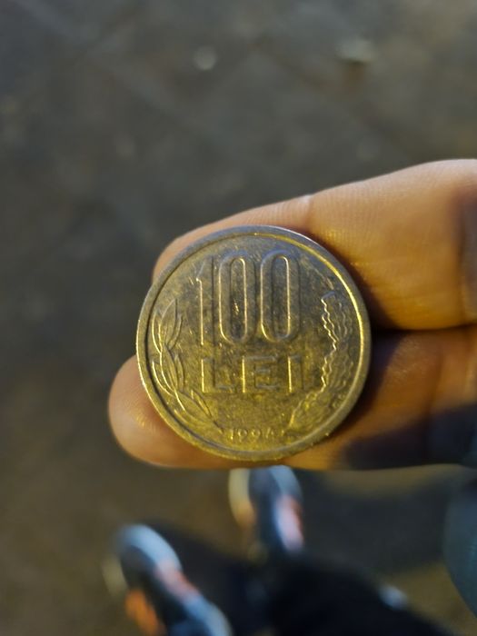 Monedă de 100 de lei din 1994 cu Mihai Viteazu