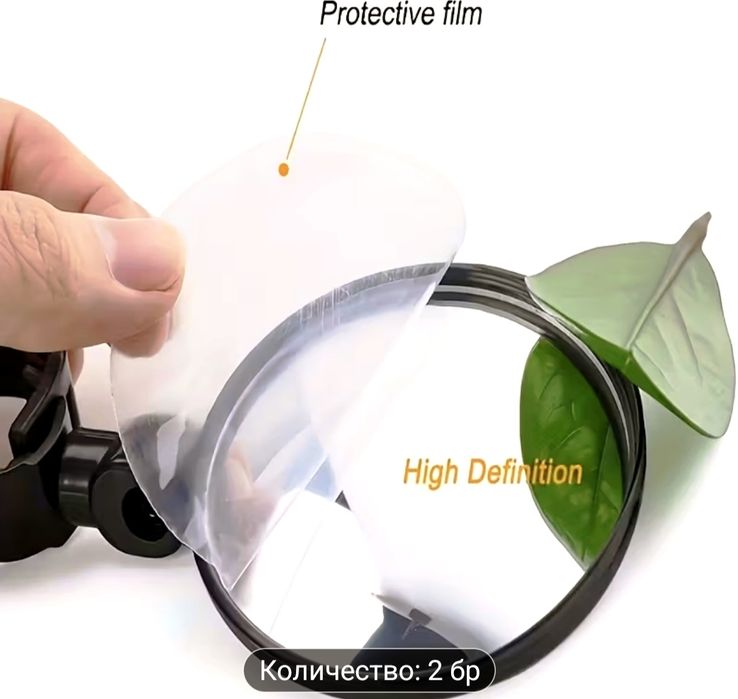 Кръгли и елипсовидни огледала за велосипеди