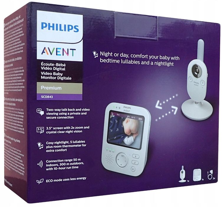 Видеоняня Philips Avent SCD843 Радионяня