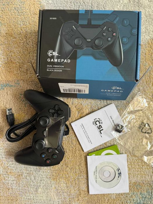 Controller Gamepad USB pentru PS3, PC și Android – Dual Vibration