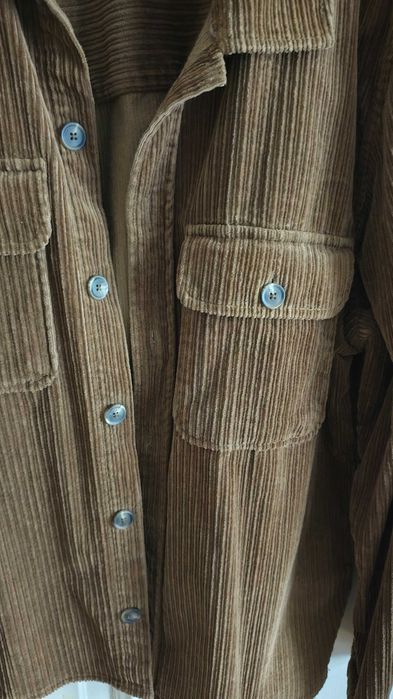 Jacheta MNG geaca corduroy - catifea reiata maro - Marime M