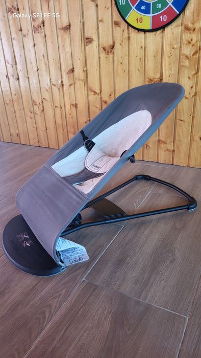 Balansoar BabyBjörn Balance Soft - Gri, bumbac