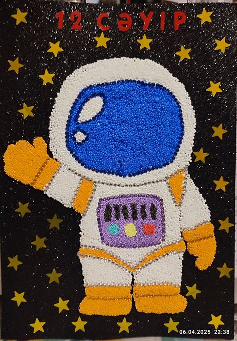 Поделки ко Дню Космонавтики.