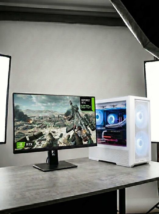 Игровой ПК для 2K/4K Ryzen 7 7800X3D - RTX 5070Ti + Монитор 180 Гц