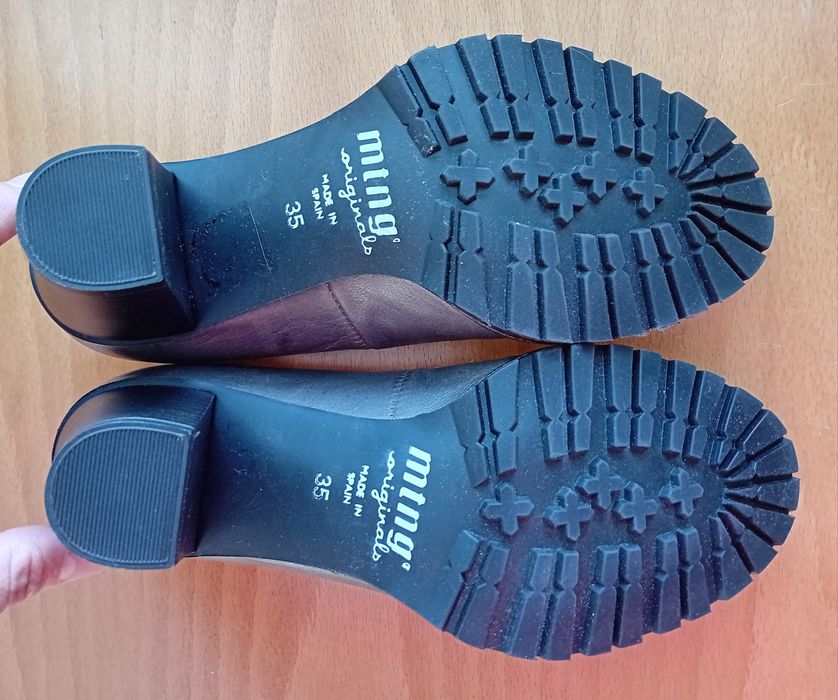 Обувки токчета Mustang/mtng 35, естествена кожа  НОВИ