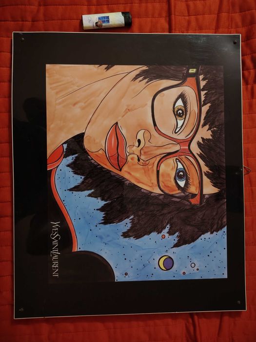 Poster, afiș, reclama Ives Saint Laurent I