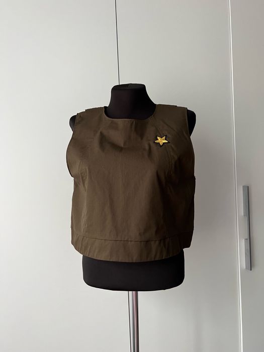 Zara новый кроп топ