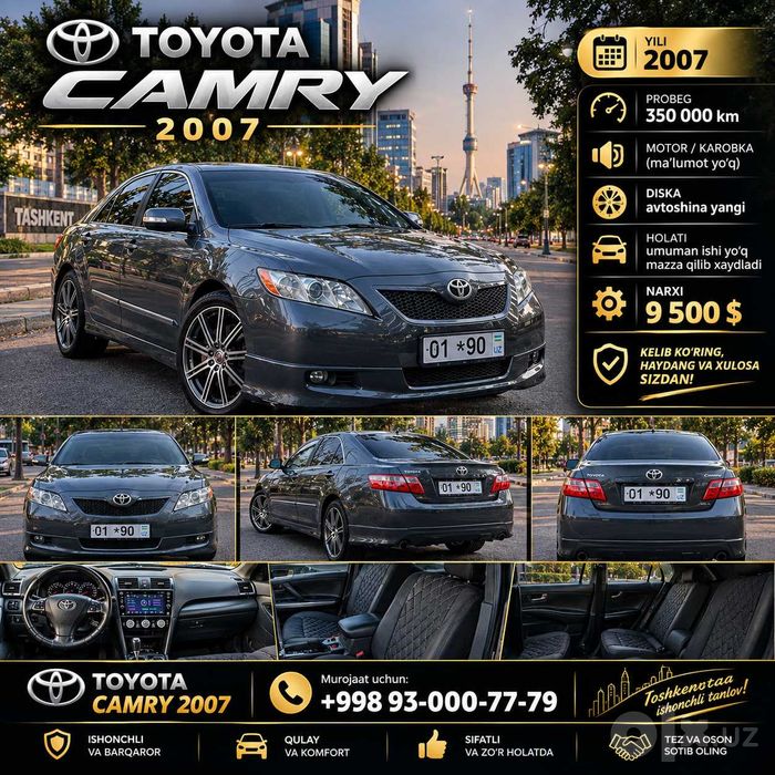 Toyota camry 40 Sotiladi