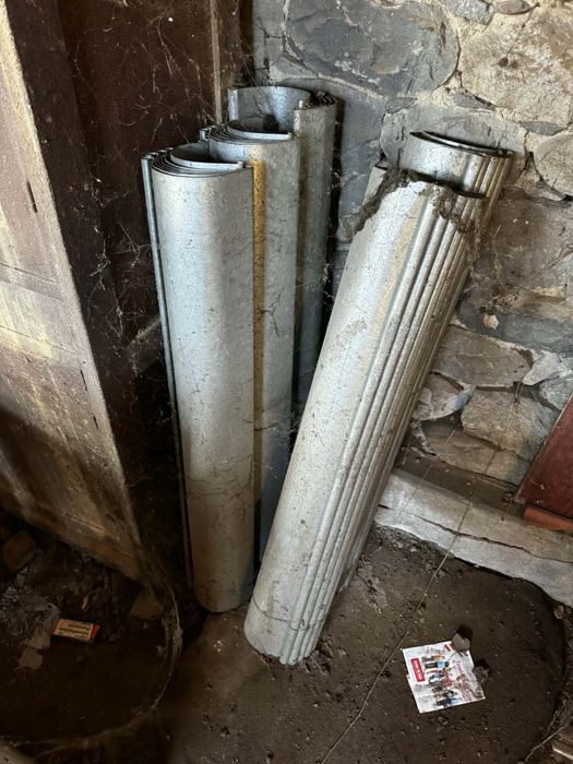 Поцинковани метални улеи / улуци  – 35 бр. х 1 м