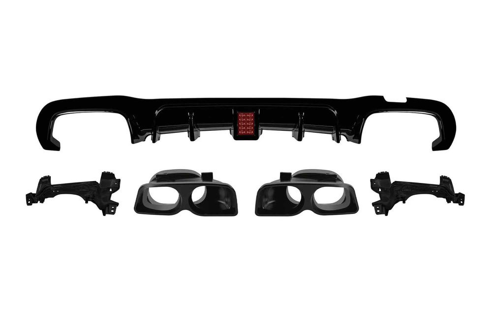 Заден дифузьор BRABUS LED Mercedes-Benz E63s AMG  W213 (2016-2019)