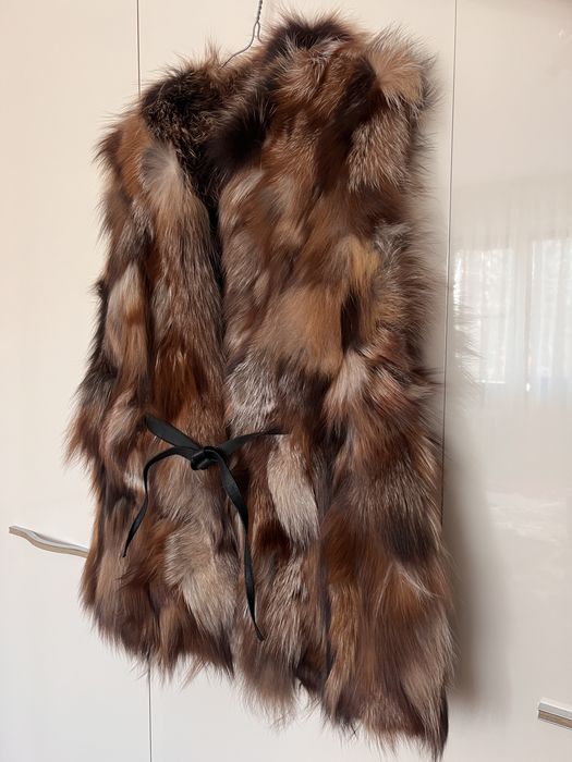 Елек от естесвен косъм - лисица