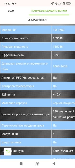 Блок питания Gamemax 1650W 80+ Gold