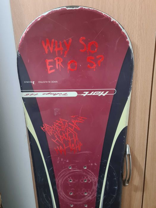 Placa Snowboard Hart - 146 cm - ideala pt incepatori - flexul rigid