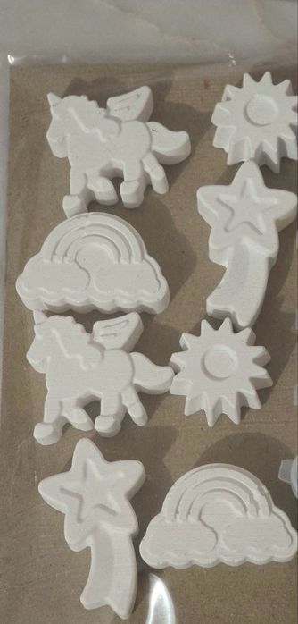 Фигурки раскраски из гипса для детей