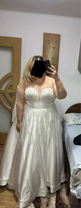 Rochie de mireasa (marime mare)