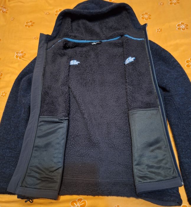 Jacheta (Hanorac) lână North Face Zermatt, bărbați  mărimea L-100% Originala.