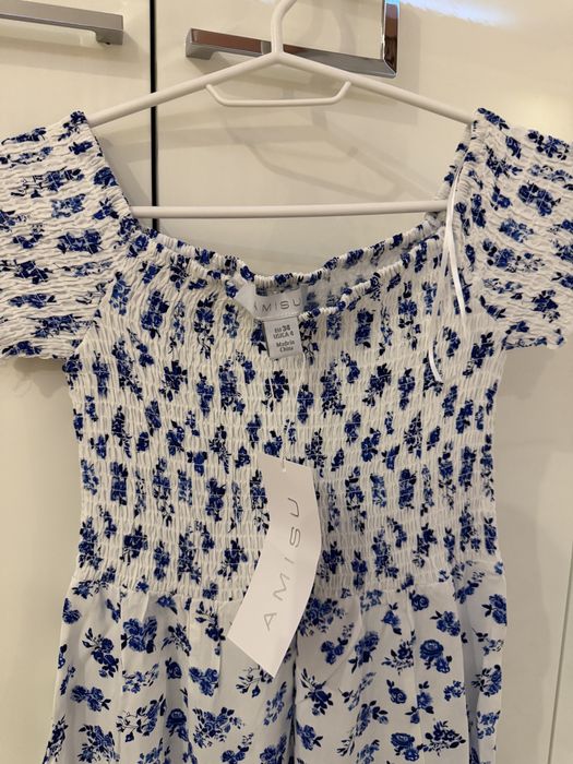 Дълга лятна рокля на цветчета