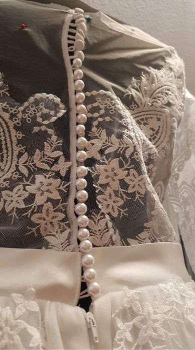 Rochie mireasa, maneca scurta M-38