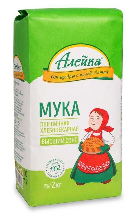 Мука высший сорт 2 кг - 520 тенге