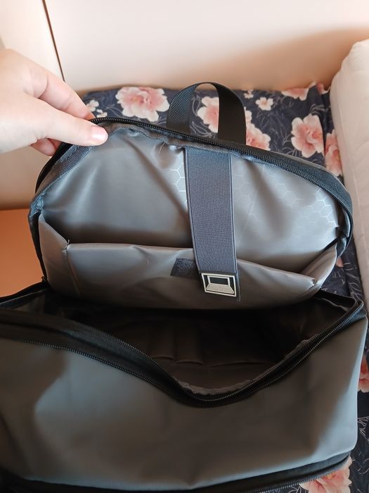 Мъжка раница в сив цвят