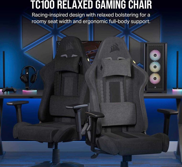 Гейм/гейминг/геймърски стол/Game Chair Corsair Relaxed TC100