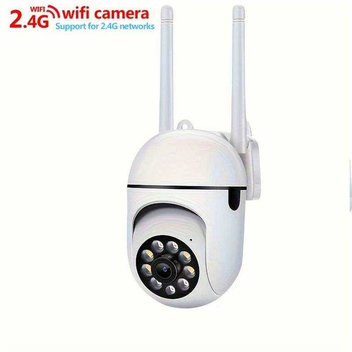 Безжична 5G WiFi Камера 2MP, Въртяща Камера с Двупосочна Комуникация.