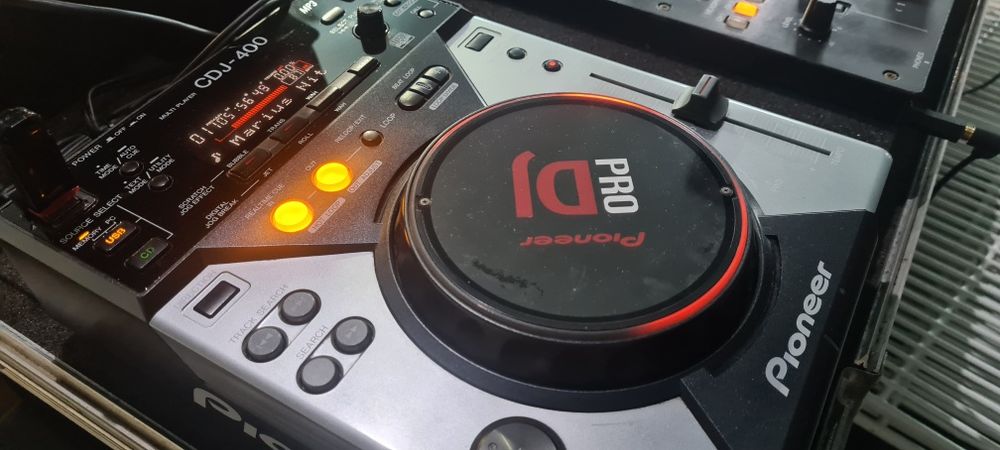 Consola Pioneer CDJ 400 DJM 400 case