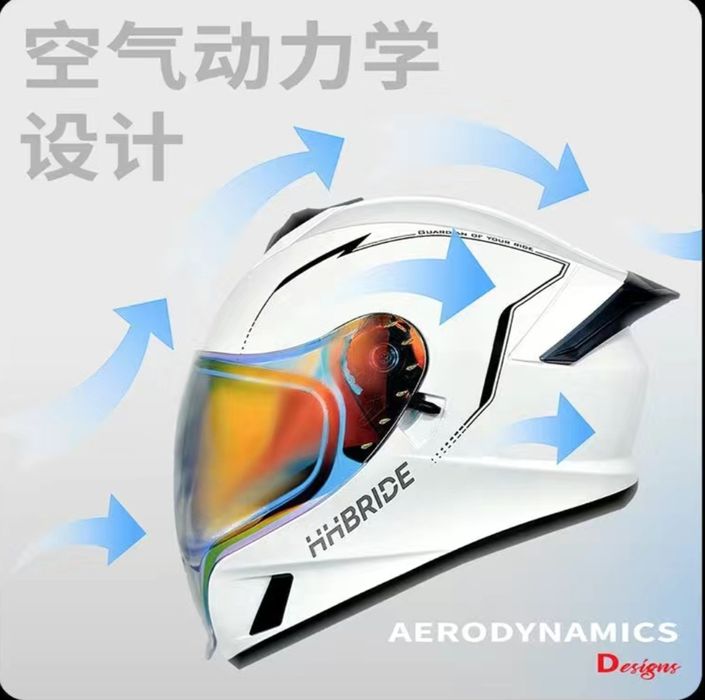 Новый оригинальный мотоциклетный шлем HHBRIDE из США