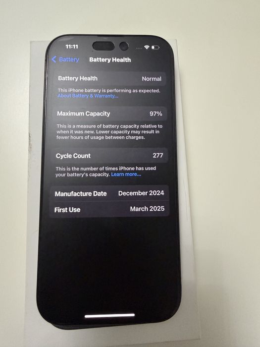 Iphone 16 pro 256gb baterie 97% garantie 2026