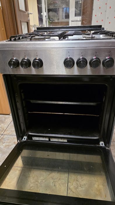 aragaz Beko, plita gaz, cuptor electric, perfect funcțional