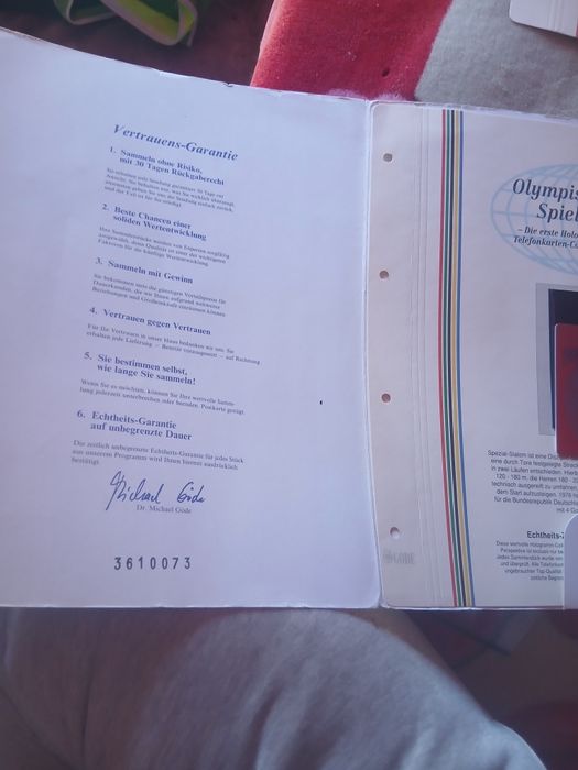 Album Colecție Cartele Telefonice Holografice 3D - Ediție GÖDE (3