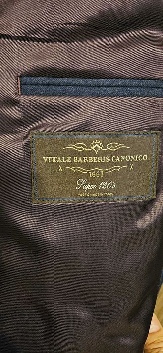 Мъжки костюм тъмни син