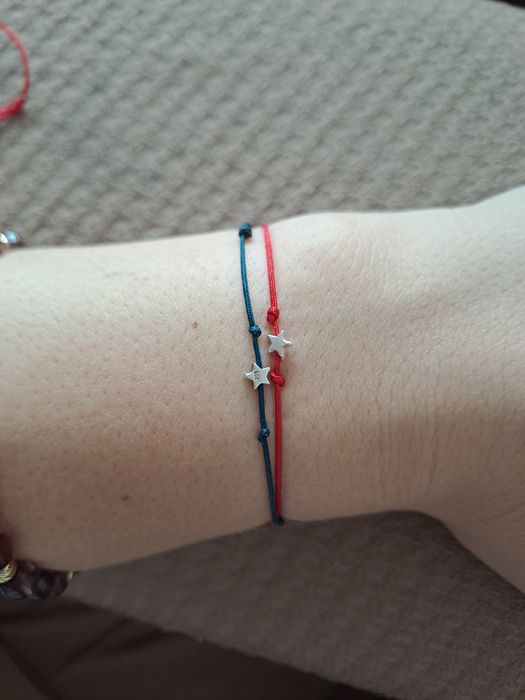 Brățări reglabile, steluță din argint