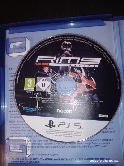 Игра  для playstation 5 Rims racing