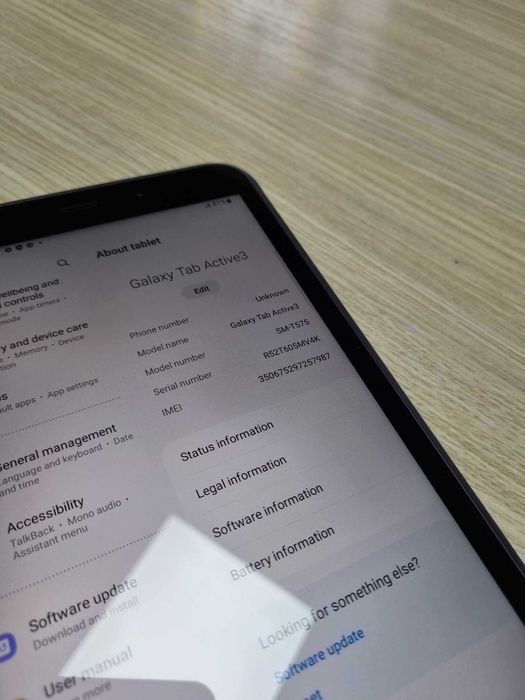 Samsung Galaxy Tab Active 3 SM-T575 , 4G LTE,WIFI,BLUETOOTH