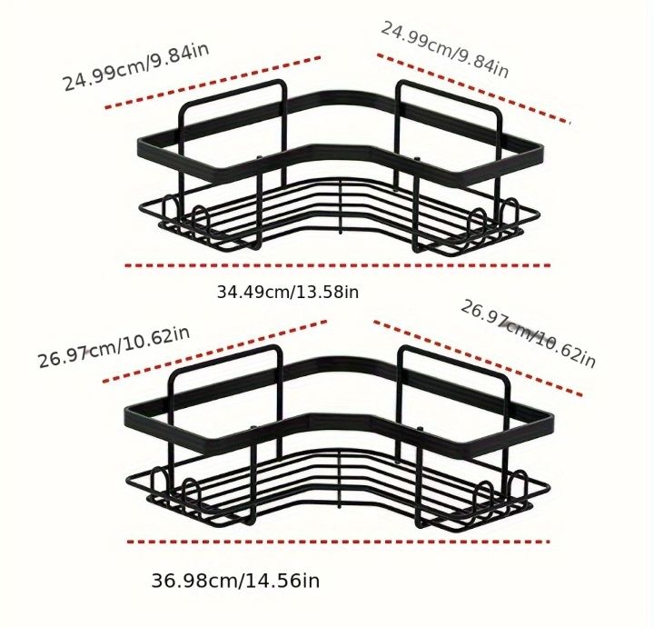 Набор полок для ванной комнаты