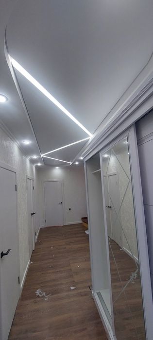 Натяжные потолки.