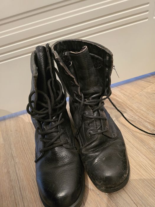 Продам кожаные берцы