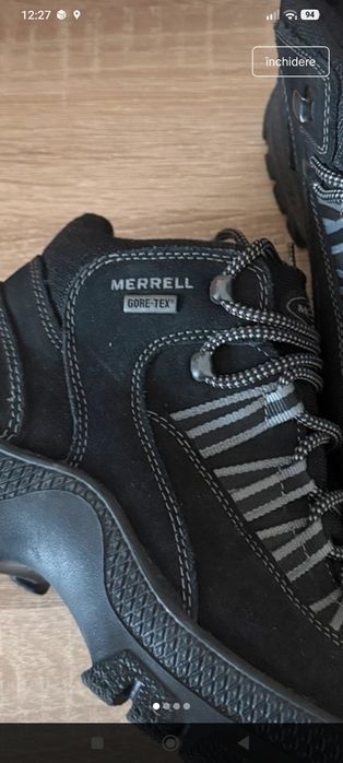 Bocanci trekking Merrell Gore-tex 37