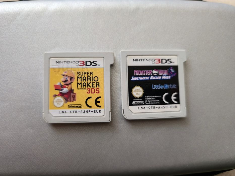 3DS игри Super Mario Maker и Monster High Skultimate Roller Maze