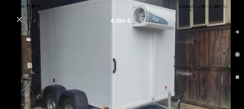 Închiriez remorca frigorifica