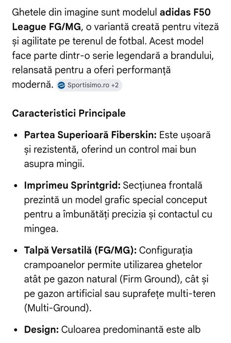 Adidas F50 League FG/MG