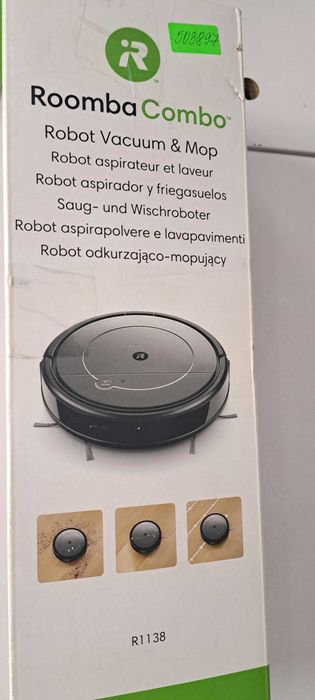Прохосмукачка Irobot roomba combo в гаранция.