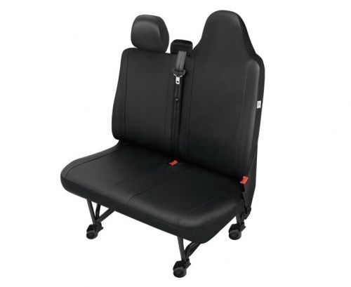 Husa bancheta cu doua locuri Practical DV2 Master imitatie piele neagra, pentru Renault Master III, Opel Movano III, Nissan NV 400, dupa 2010