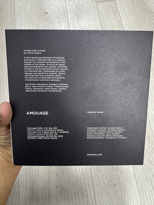 Amouage Purpose 50 Interlude