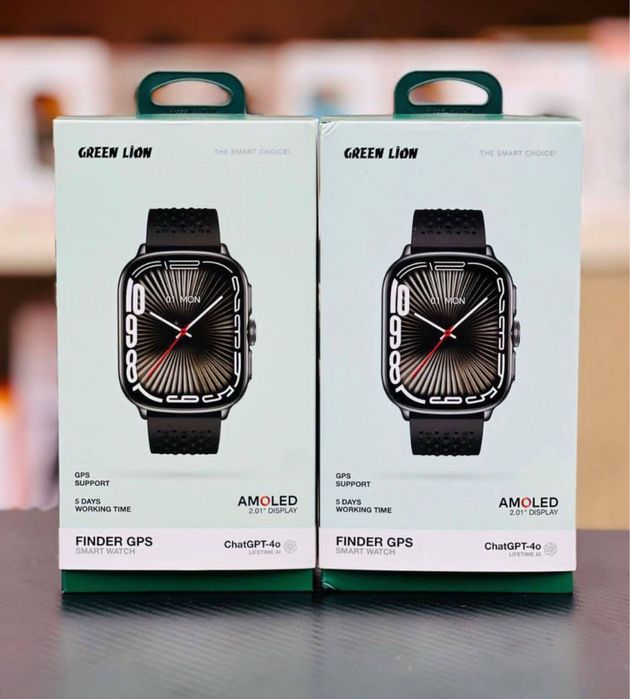 Green lion smart watch • классик • спортивный • амолед • сим картой